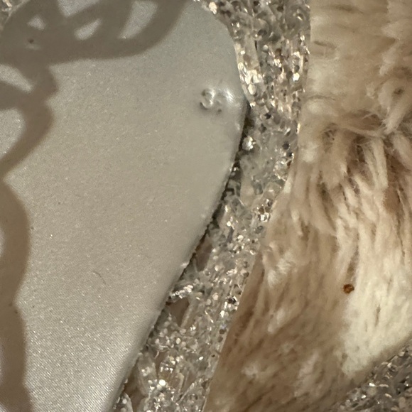 Silver Glitter Jelly Flats - Picture 5 of 6